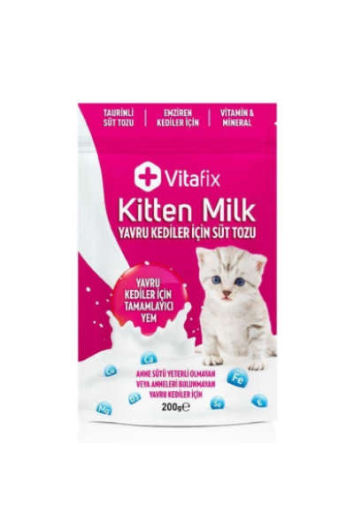 VİTAFİX YAVRU KEDİLER İÇİN SÜT TOZU 200GR